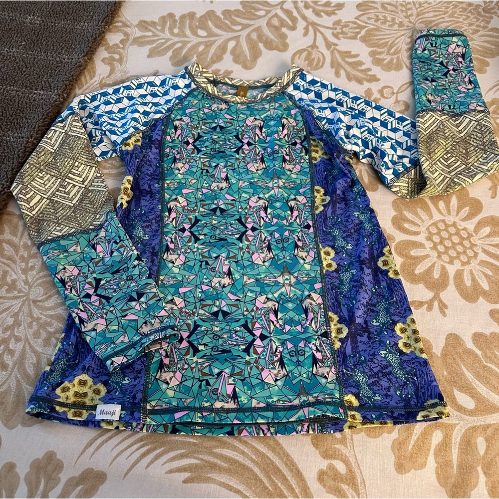 Maaji Geometric Designed Rash Guard